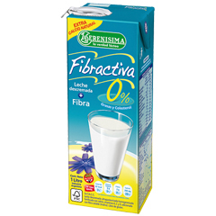 Leche Descremada La Serenisima Fibractiva Brik 1lt