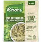 Sopas KNORR SOPA VEG C/PASTA VERDE 10X80G KNORR 80 gr