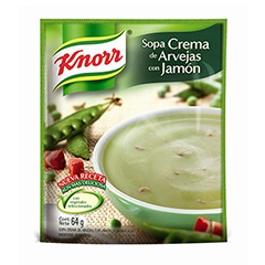 SOPA CREMA KNORR ARVEJAS JAMON