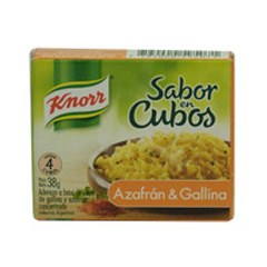 SABOR CUBOS AZAFR/GALL/4 UN