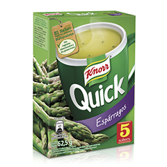 Quick 5 Sobres Esparrago Instantanea 62.5 Grs