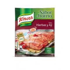 Sabor Al Horno Knorr Con Hierbas y Aji x 25 Gr.