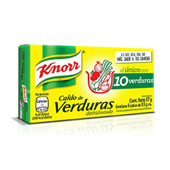 Caldo Knorr Verdura x 6 Unidades.