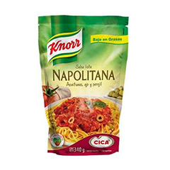 SALSA KNORR B/G NAPOLITANA X 340G DY