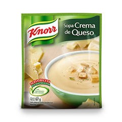 Sopa Knorr Crema Queso x 60 gr
