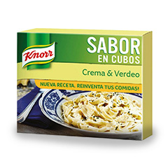 Saborizador Knorr Cubos Crema y Verdeo x 2 Unidades.