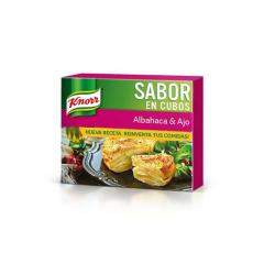 Saborizador Knorr Cubos Albahaca Y Ajo x 4 Unidades.
