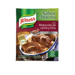 Sabor Al Horno Knorr Reducción De Carne y Vino x 33 Gr.