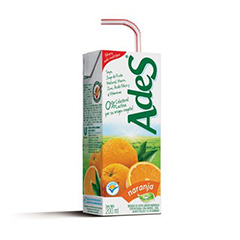 JUGO ADES SOJA 200/NARANJA