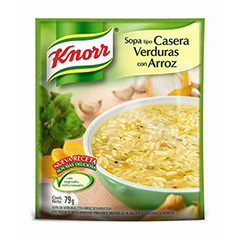 Sopa Casera De Verduras Con Arroz Knorr 98.7 Gr