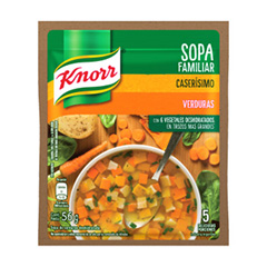Sopa Caserisimo Verduras Knorr 56 Gr