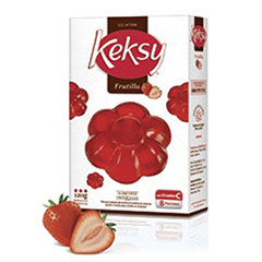 Gelatina Keksy Frutilla X 70Gr