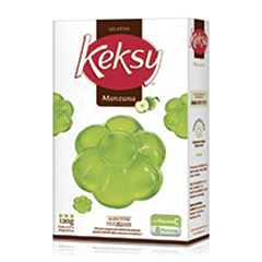 Gelatina Keksy Manzana X 70Gr