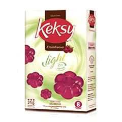 Gelatina Light Frambuesa X25G