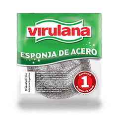 ESPONJA VIRULANA  ACERO X 1