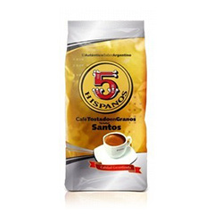 Cafe En Grano 5 Hispanos 1 Kg