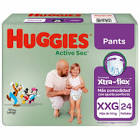 Huggies Active Sec Fem. Xxg X24