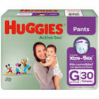 Pañales Huggies Active Sec X30 G