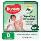 Pañales Huggies Xxg 8un 