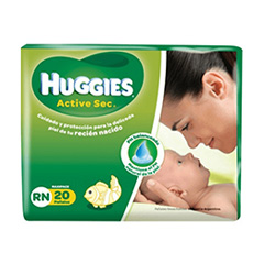 PAÑAL HUGGIES ACT.SEC R.NAC. 20UN.