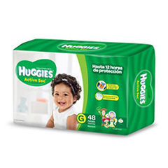 PAÑAL HUGGIES ACT.SEC G 48UN.