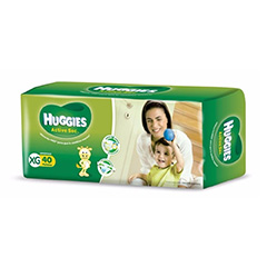 Pañal Huggies Active Sec Xg 40