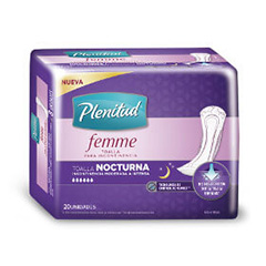 TOALL.PLENITUD ADUL. NOC. S/A 20UN.