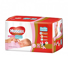 Pan?Al Recien Nacido P Ellas Huggies 12 Un