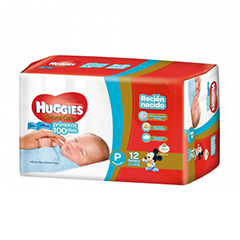 Pan?Al Recien Nacido Ellos Huggies 12 Un