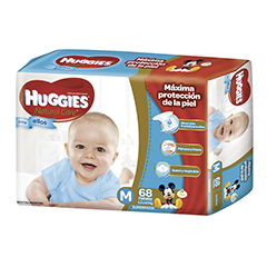 Pan?Al M Natural Care Ellos Huggies 68 Un