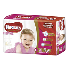Pan?Al G Natural Care Ellas Huggies 56 Un