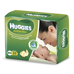PAÑAL HUGGIES ACT.SEC R.NAC. 20UN.