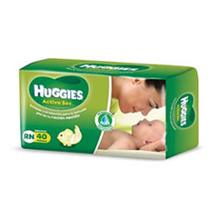 Pan?Al Recien Nacido En Bolsa Huggies 40 Un