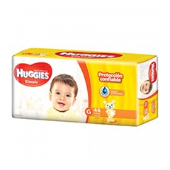 PAÑAL HUGGIES CLASSIC GDE 44UN.