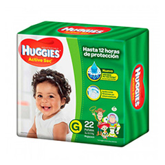 Pan?Al G Active Sec Huggies 24 Un