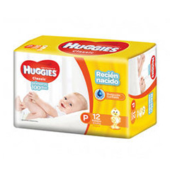 PAÑAL HUGGIES CLASSIC P. 12UN.