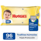TOALLITA BEBE TRIPLE PROTECCION X 96