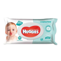 Toallitas Humedas Limpieza Total Huggies 80 Un