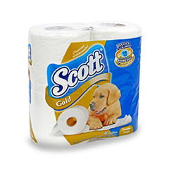 Papel Higienico Doble Hoja Scott Gold 4 Un