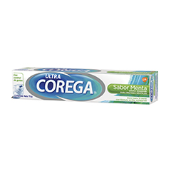 Adhesivo Para Protesis Dentales En Crema De Menta Ultra Corega 70 Gr
