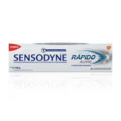 Crema Dental Rapido Alivio Blanqueador Sensodyne 100 Gr