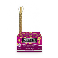 Cera Depilatoria Natural Lata Depimania 200 Gr