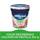 Yogur Milkaut Plus descremado c/trozos de frutilla x 125 gr.
