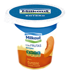 YOG/MILKAUT C/FRU/DURAZ/150 GR