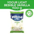 Yogur Descremado de Vainilla Fort. Vit. D y Zinc Sachet Milkaut 900 gr