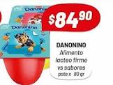 Alimento Lacteo Danonino Tutifruti 90 Grs