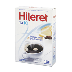 Endulzante Hileret 1 A 10 X 100 Sobres