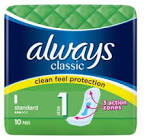 Toalla Always Sin Alas X10