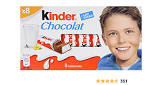 Tableta De Chocolate Relleno Kinder 100 Gr