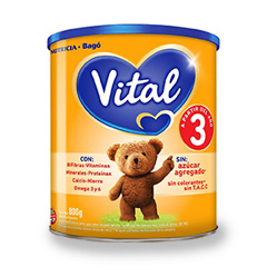 LECHE EN POLVO VITAL INFANTIL 3 NUTRI PLUS 800G